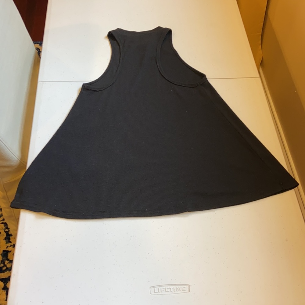 Free People Black Racer Back Tank Top - Picture 3 of 6